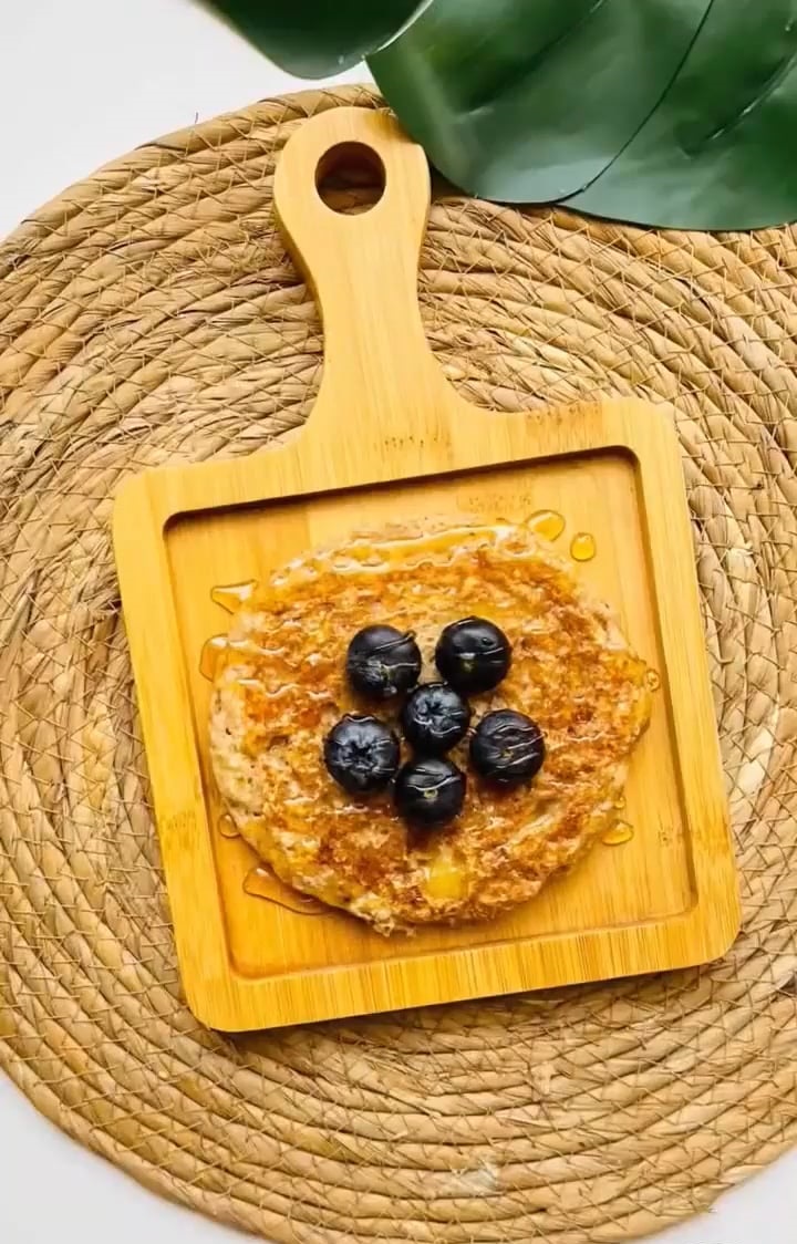 فطيرة الموز والشوفان الصحية